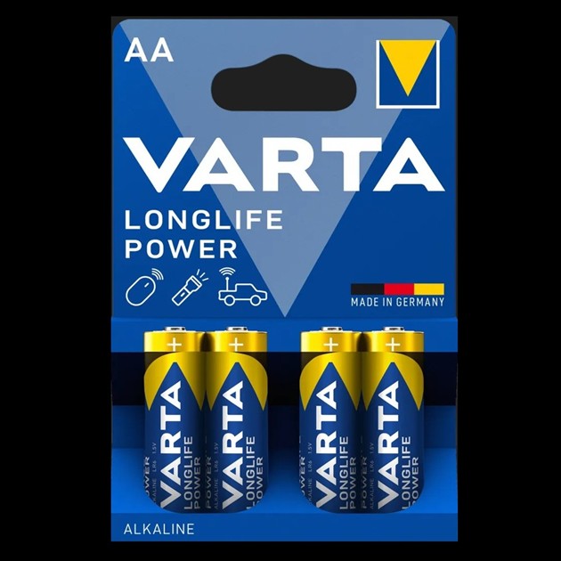 VARTA 4-pack AA batterier